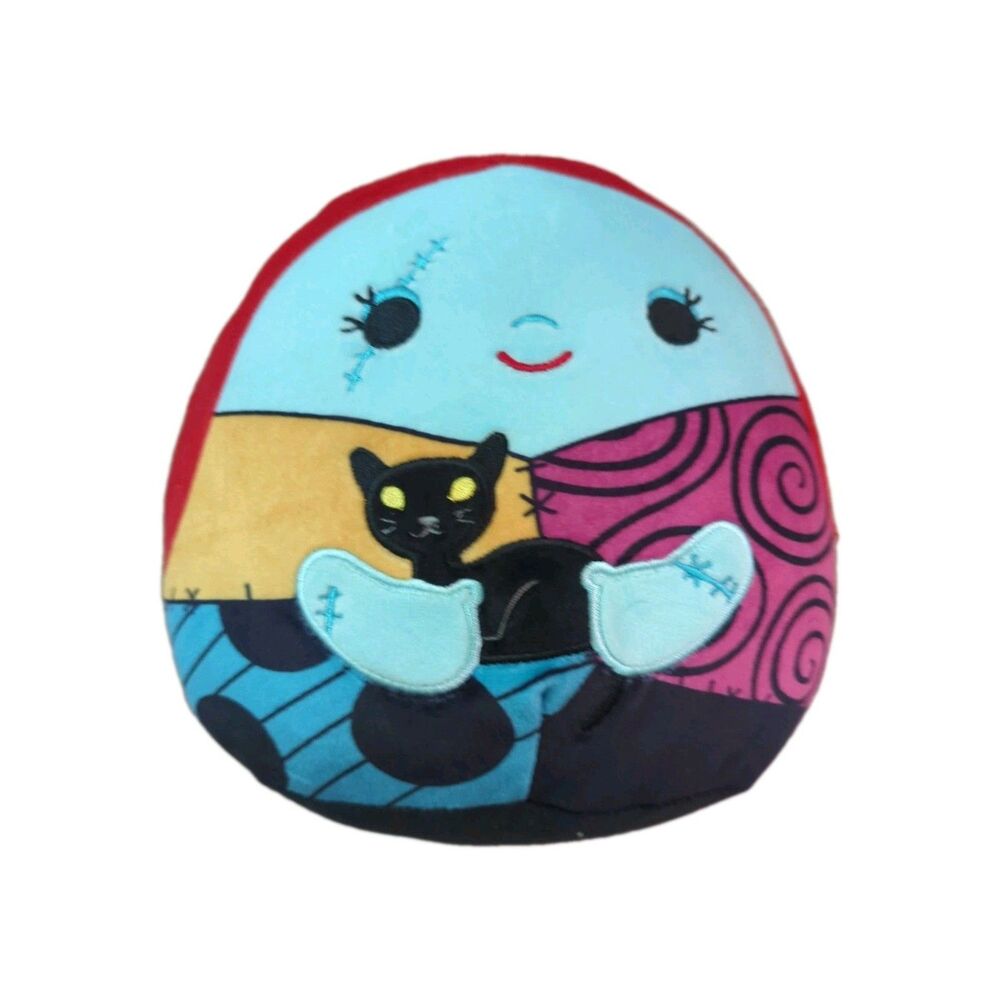 2024 Squishmallows x Nightmare Before Christmas Sally Black Cat 8" Plush EUC